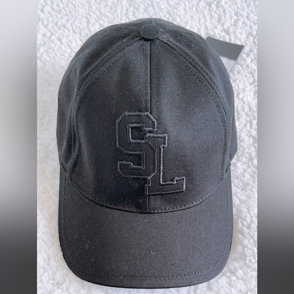 Saint Laurent Accessories - Authentic Saint Laurent logo-patch Baseball Cap Hat